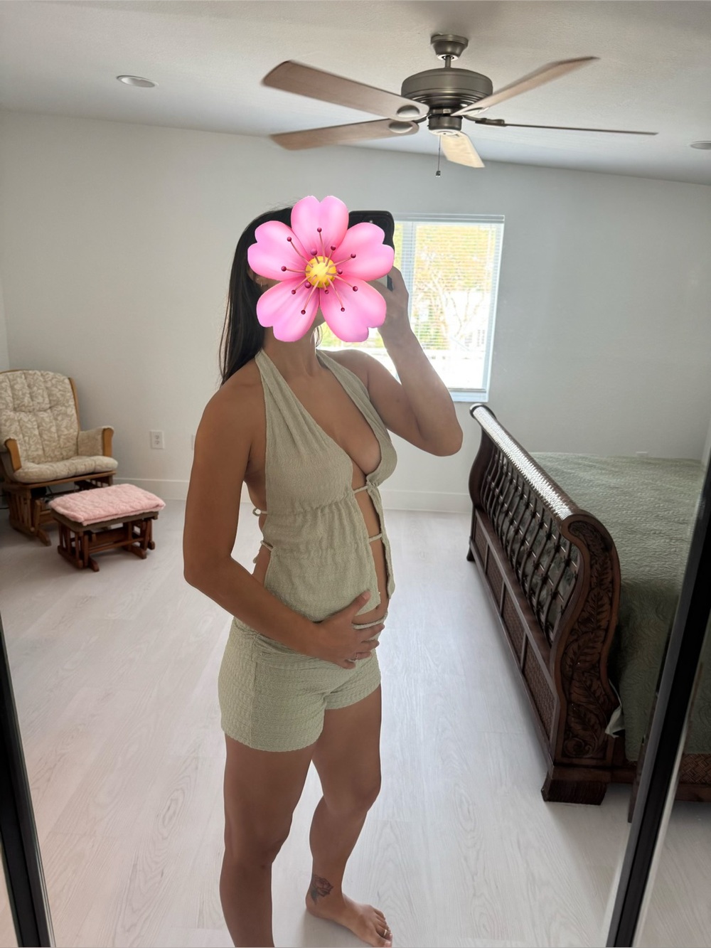 Pull & Bear Halter Set Light Sage
